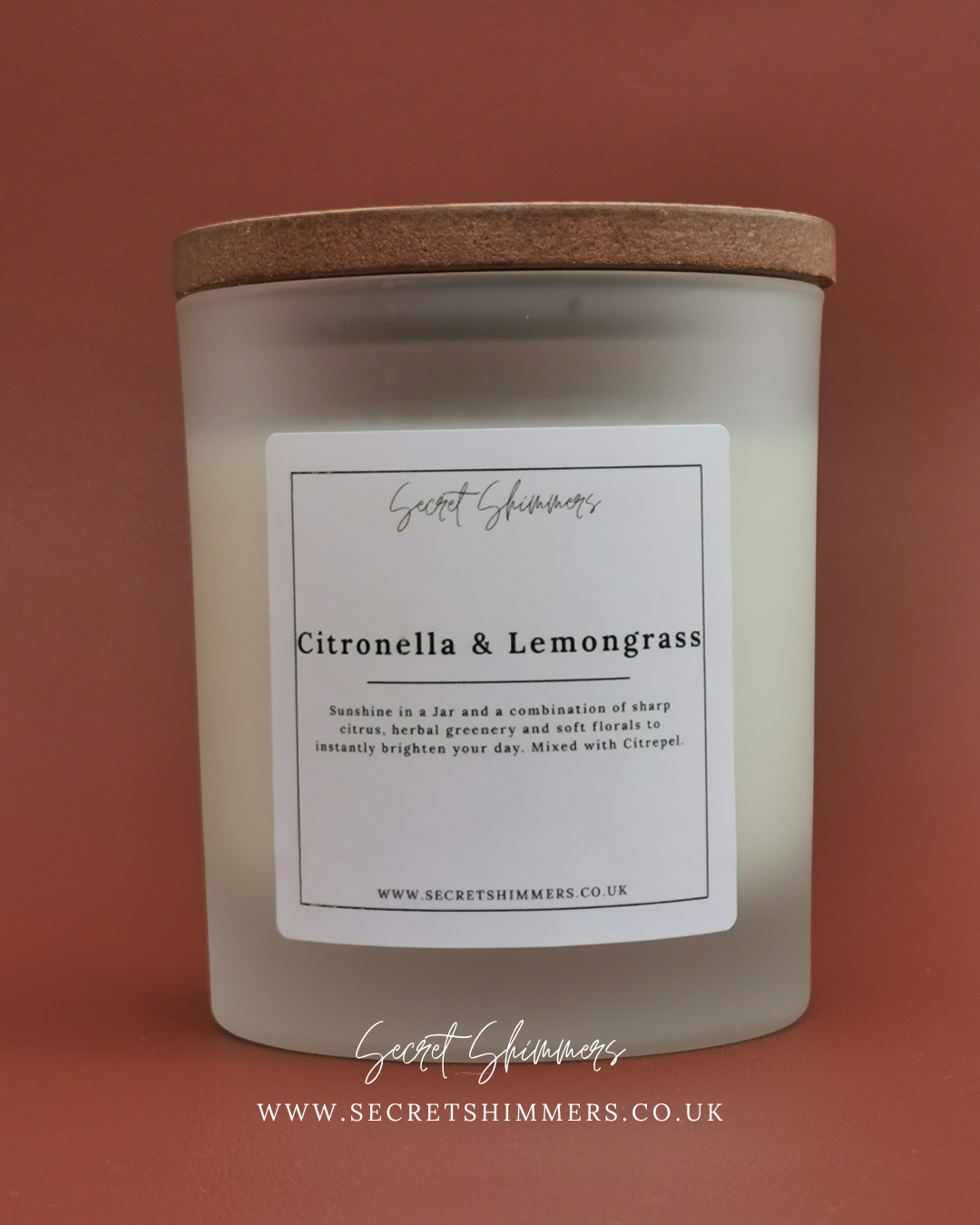 Citronella & Lemongrass Candles with Citrepel for indoor and outdoor living