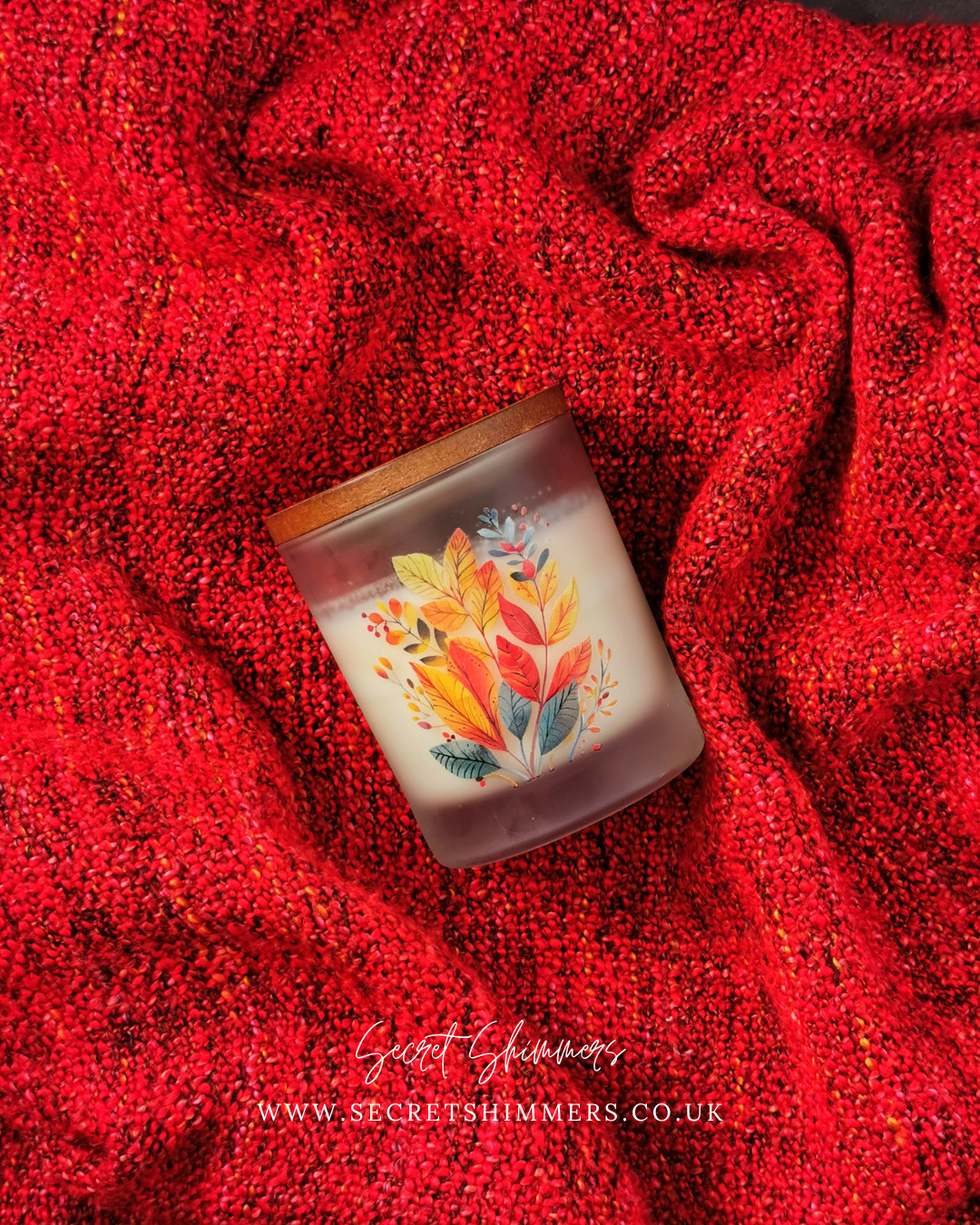 Autumn Leaves Candle UK | Cosy Autumn Scented Candle