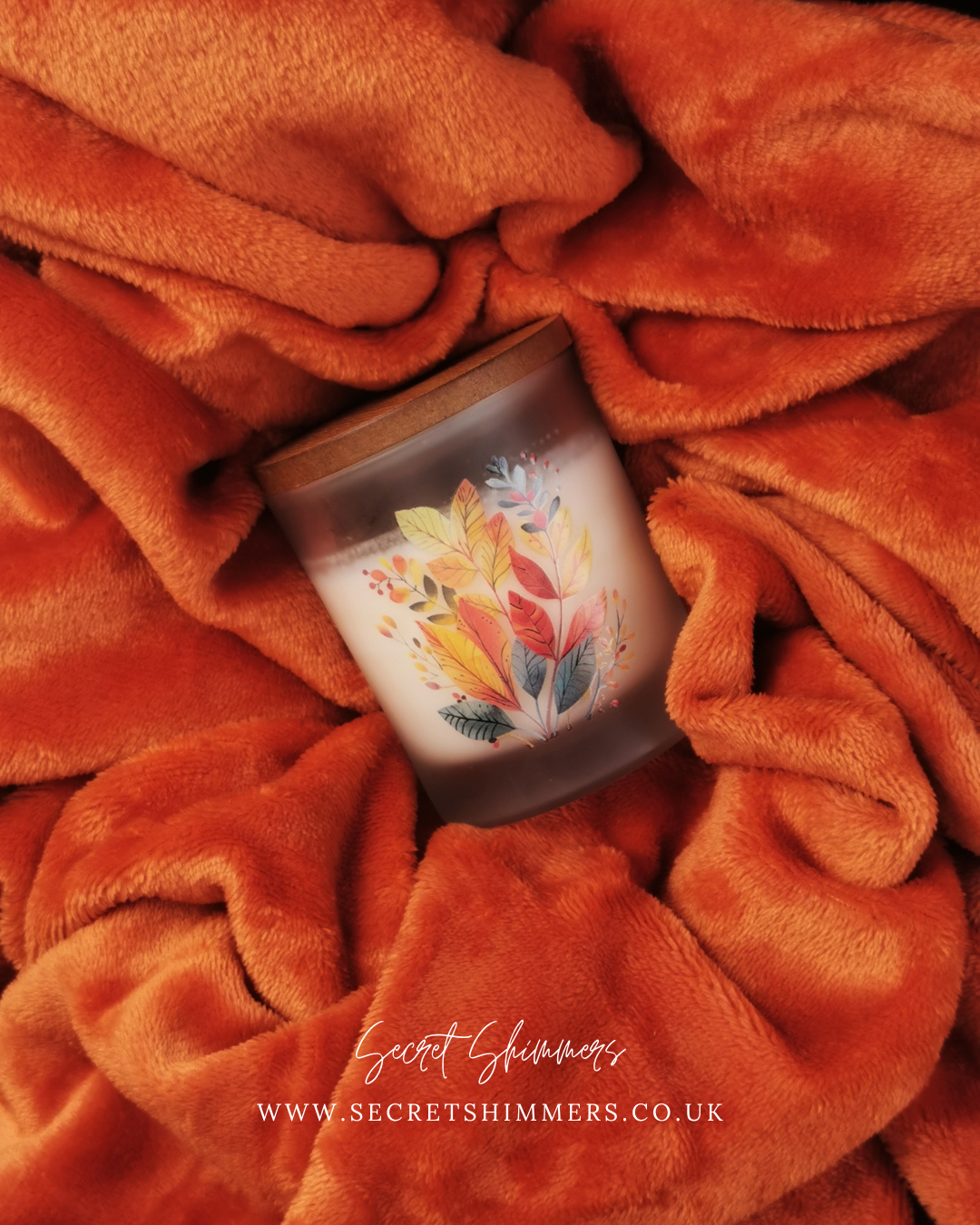 Autumn Leaves Candle UK | Cosy Autumn Scented Candle