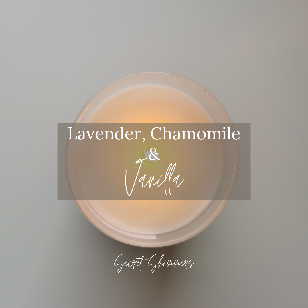 Lavender, Chamomile and Vanilla Scented Candle