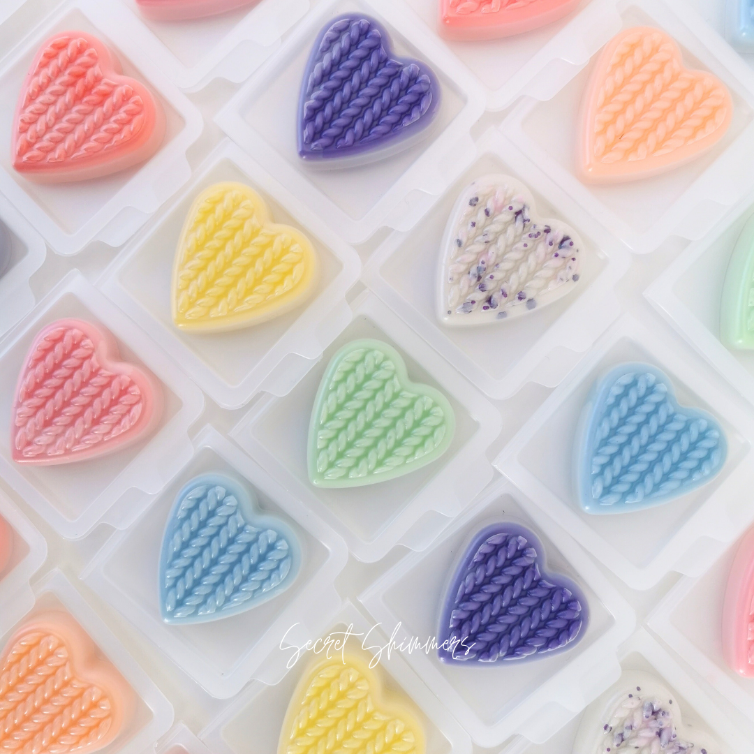 Scented Floral Heart Wax Melts | Inspired by Nature