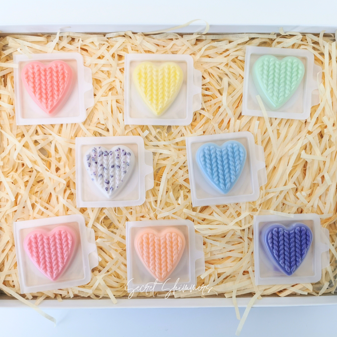 Scented Floral Heart Wax Melts | Inspired by Nature