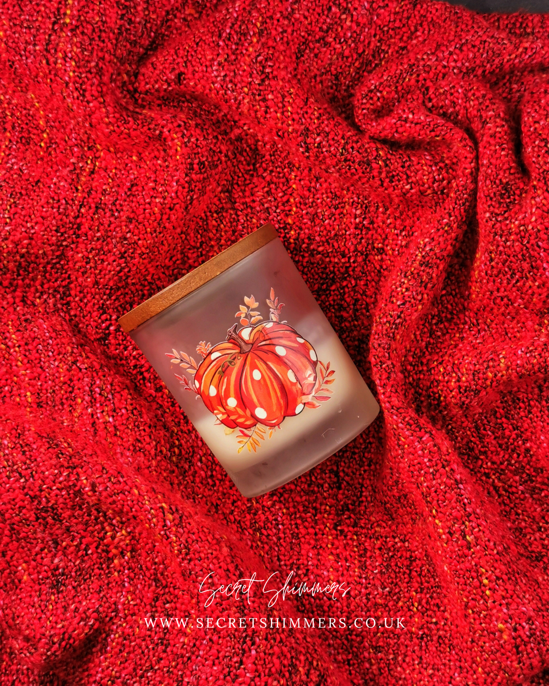 Cranberry Pumpkin Spice Candle UK | Cosy Autumn Scented Candle