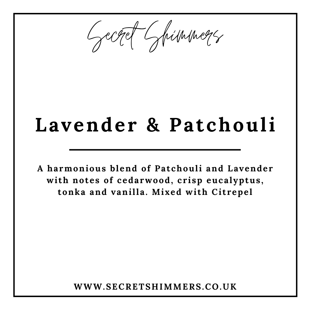 Lavender and Patchouli Candles with Citrepel for indoor and outdoor living