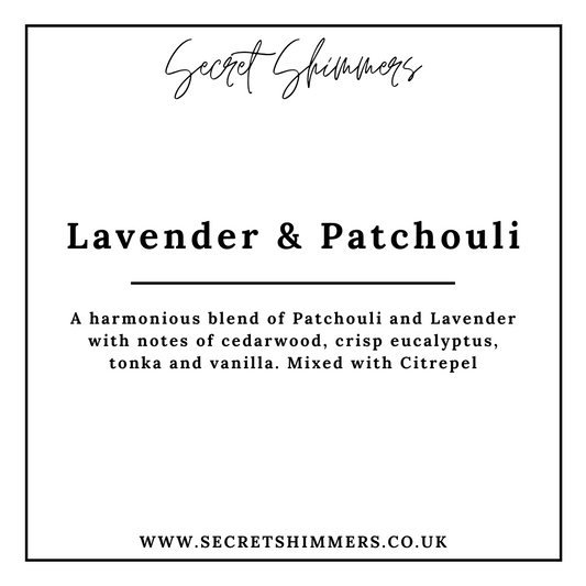 Lavender and Patchouli Candles with Citrepel for indoor and outdoor living