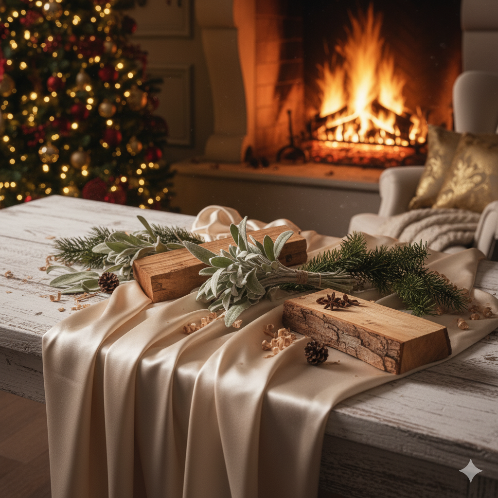 Sage, Pine & Cedarwood Bloom Cube Candle | Printed Cubed Pillar Candles